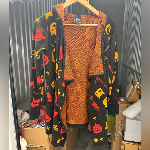 Disney Black and Orange Halloween Cardigan - Picture 3 of 5